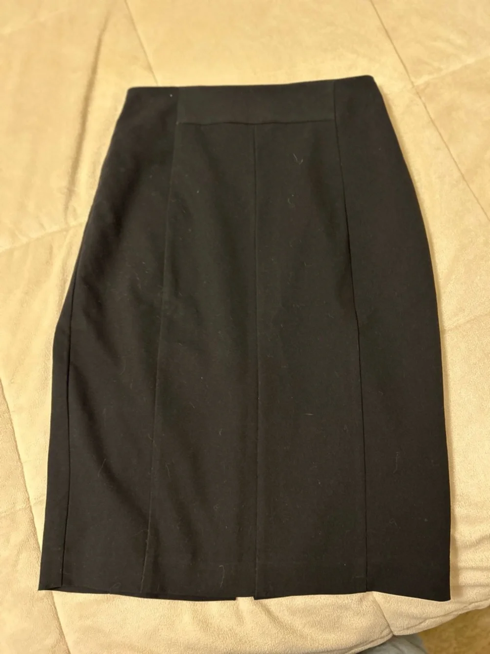 Worthington Black Pencil Skirt With Center Back Slit